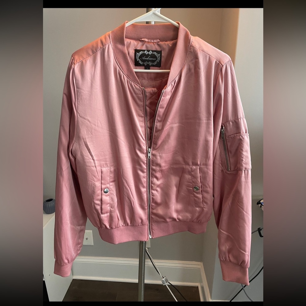 Pink Bomber Jacket